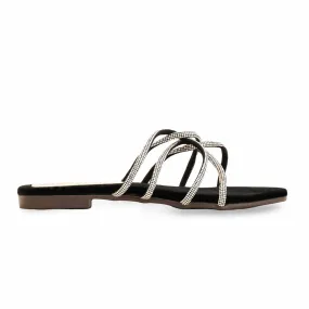 Black Casual Slipper For Ladies CL1972 Beer Fest