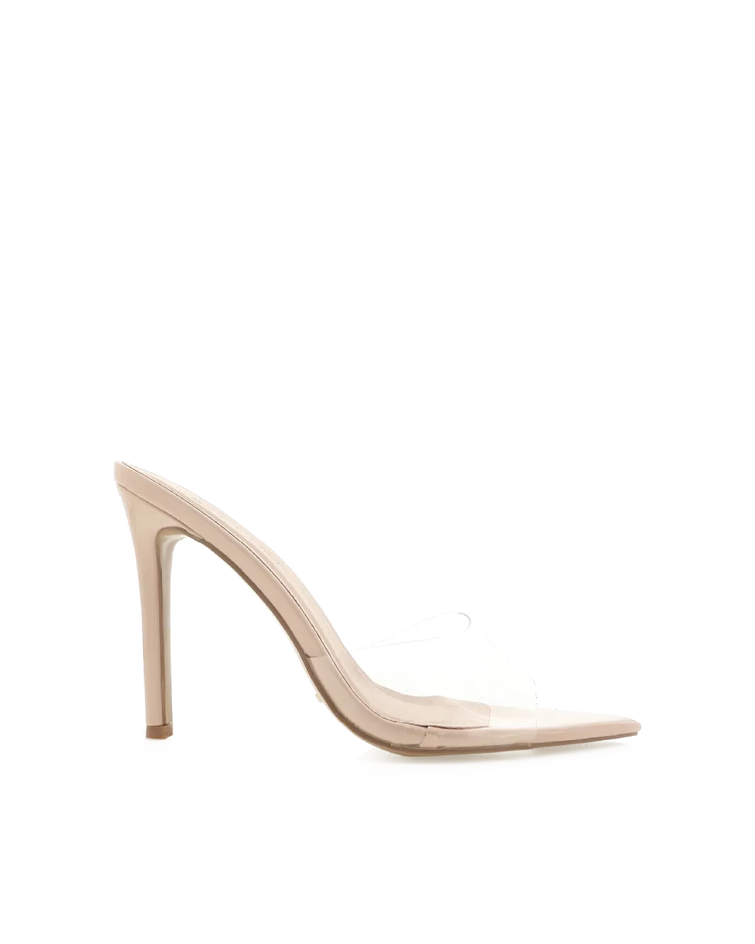 Glam Heels QUINETTE - NUDE PATENT-CLEAR