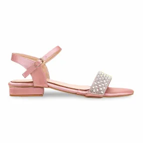 Pink Fancy Sandal FN6050 Delicate Heel Smart Sandals