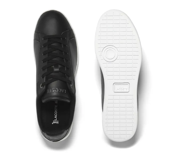 Run Ready Anti Static Materials Men's Lacoste Carnaby Pro BL23 SMA (Black/White)