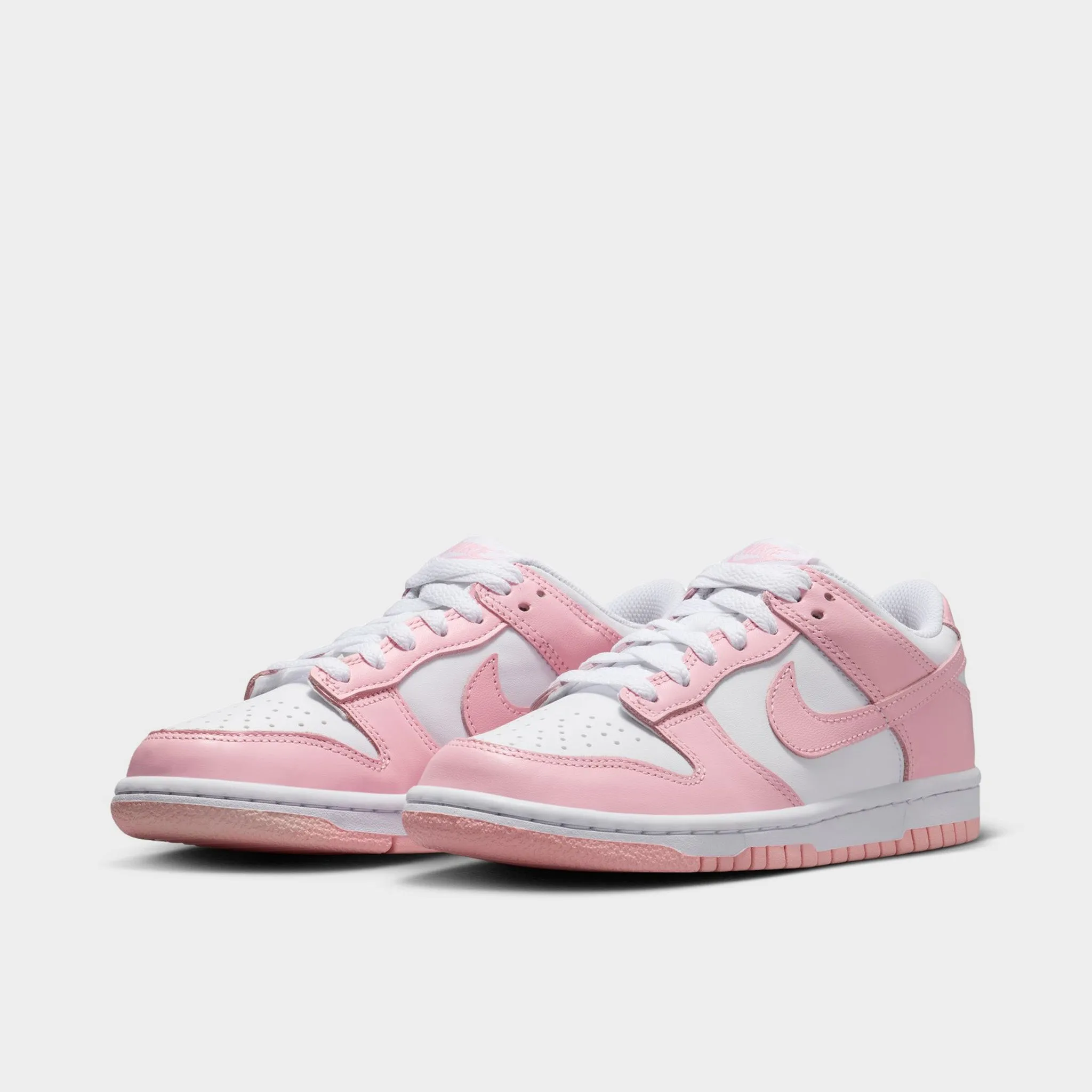 Nike Dunk Low GS White / Medium Soft Pink - White High Traction Design