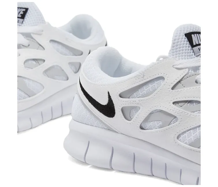 Men's Nike Free Run 2 (White/Black) Effortless support Active Feet