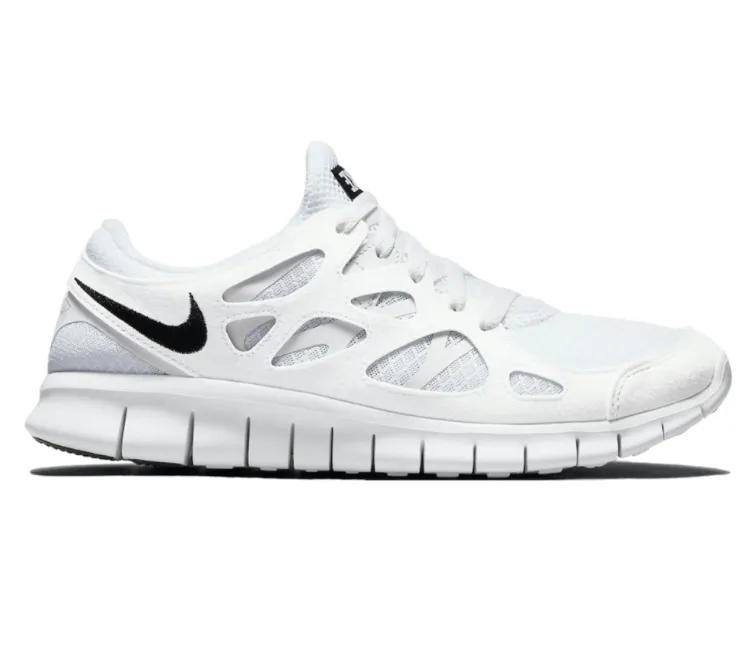 Men's Nike Free Run 2 (White/Black) All Day Wear Comfort MidTop