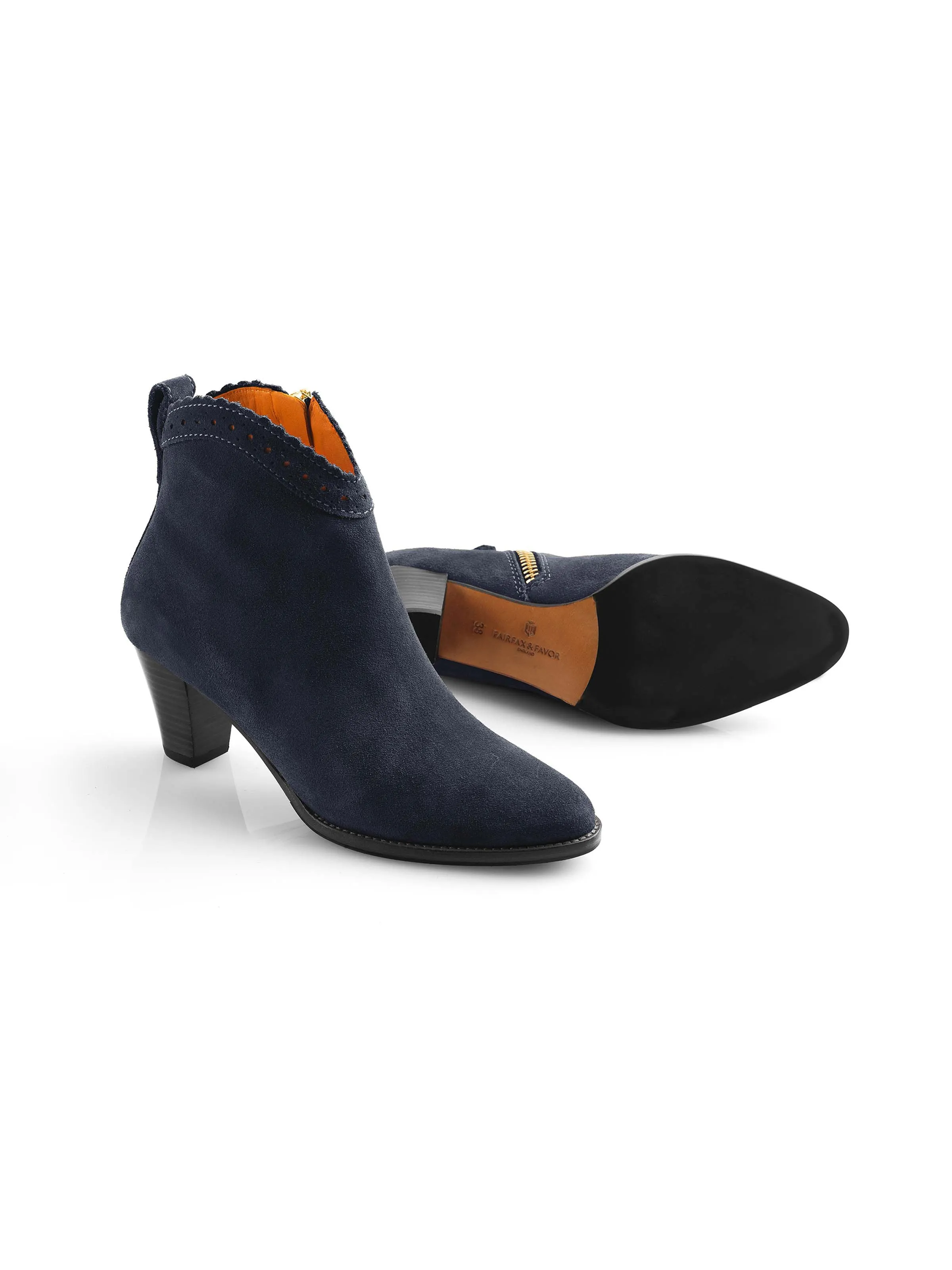 Regina Ankle Boot - Navy Dynamic Flex Construction Seamless Comfort All Day Wear