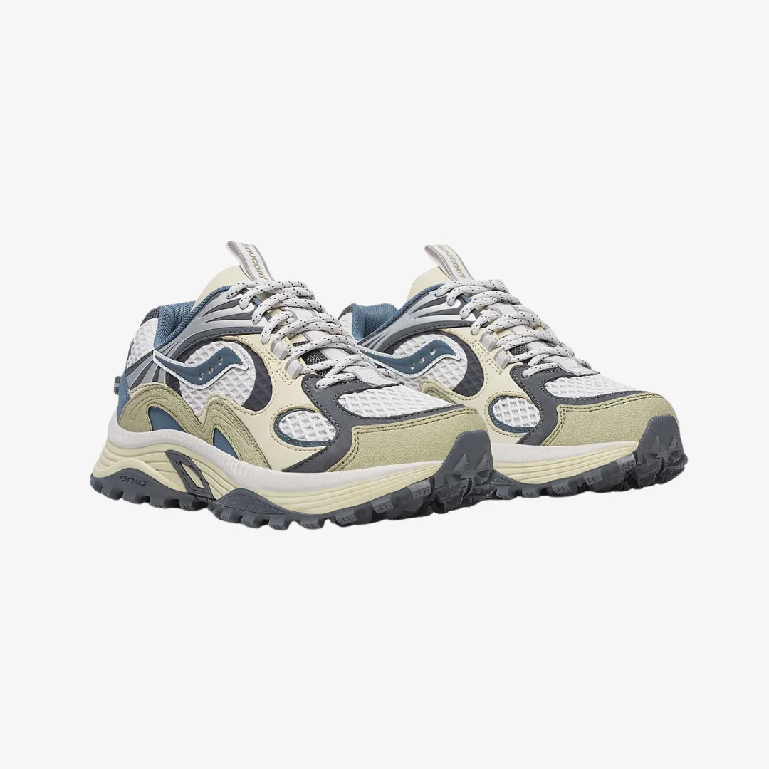 mens saucony grid aura x (green/multi) Anti   Blister Event Step