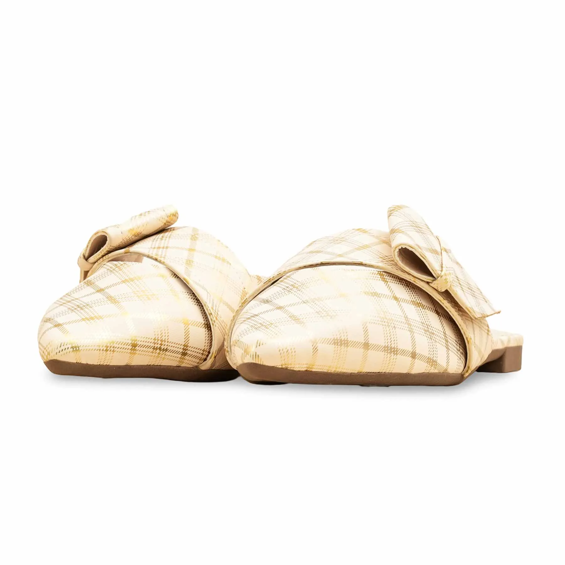 Golden Back Open For Women WN8092 Comfortable Walk Soft Power