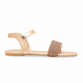 Dance Mood Fashion Fit Golden Fancy Sandal FN6014