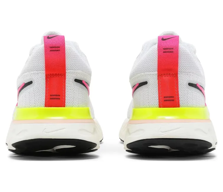 Mens Nike React Infinity Run FK 2 (Sail / Pink Blast) Elastic laces