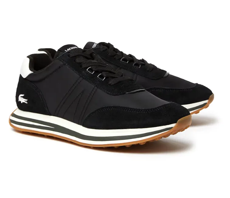 Men's Lacoste L-Spin 222 SMA (Black/Gum) Hyper Compression Midsole Weekend Ready