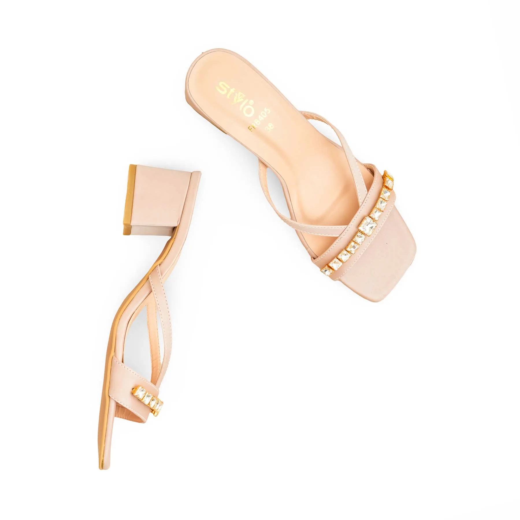 High Fashion Shoes Fashionable Wear Fawn Formal Slipper FR8405