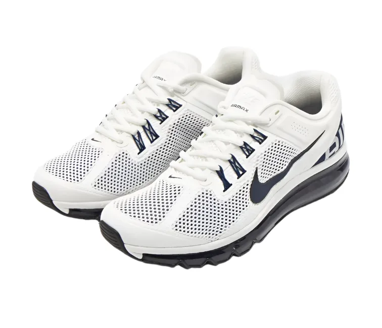 Men??s Nike Air Max 2013 (White/Navy) Urban Speed