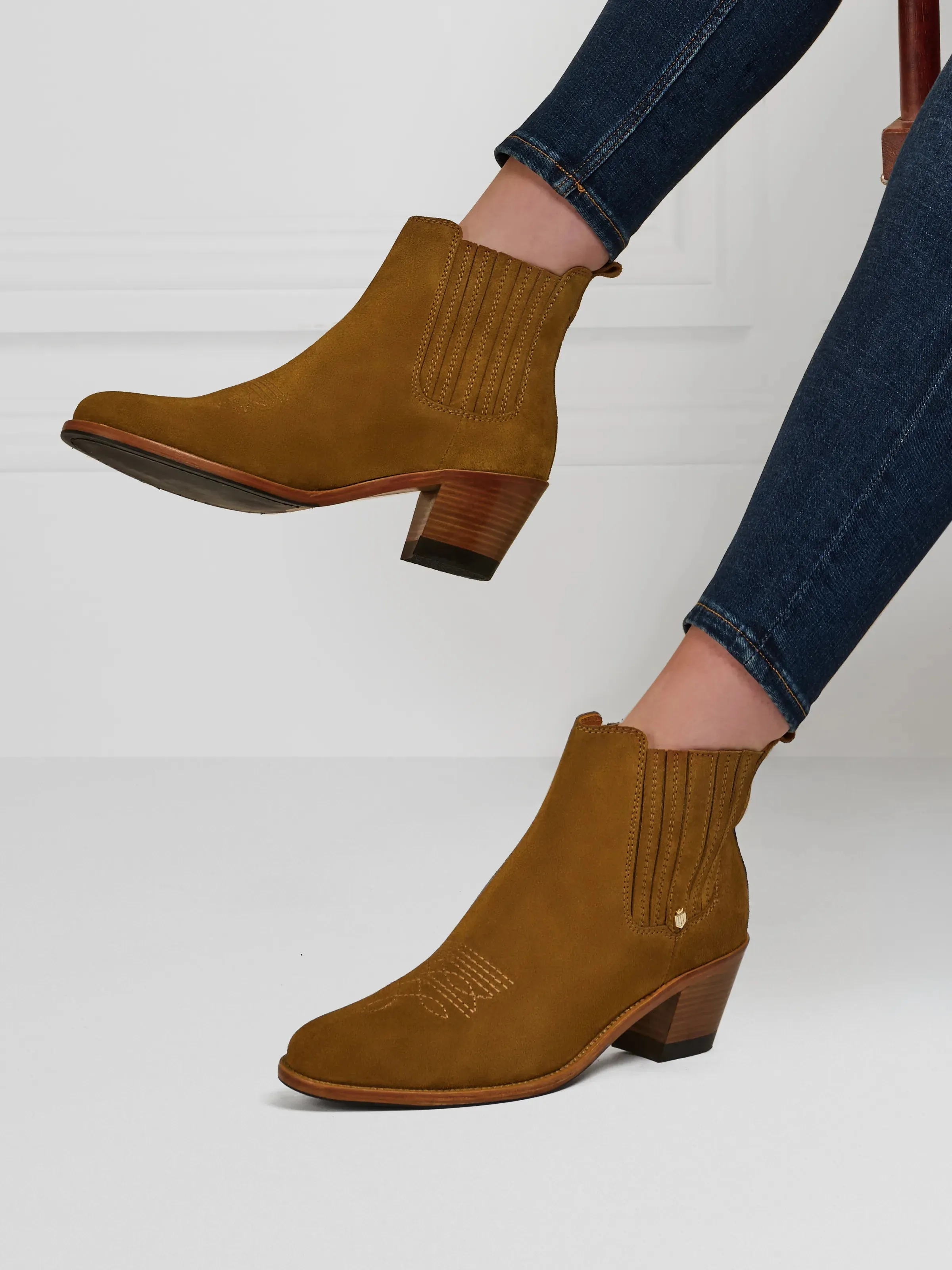 Slip On Rockingham Ankle Boot - Tan