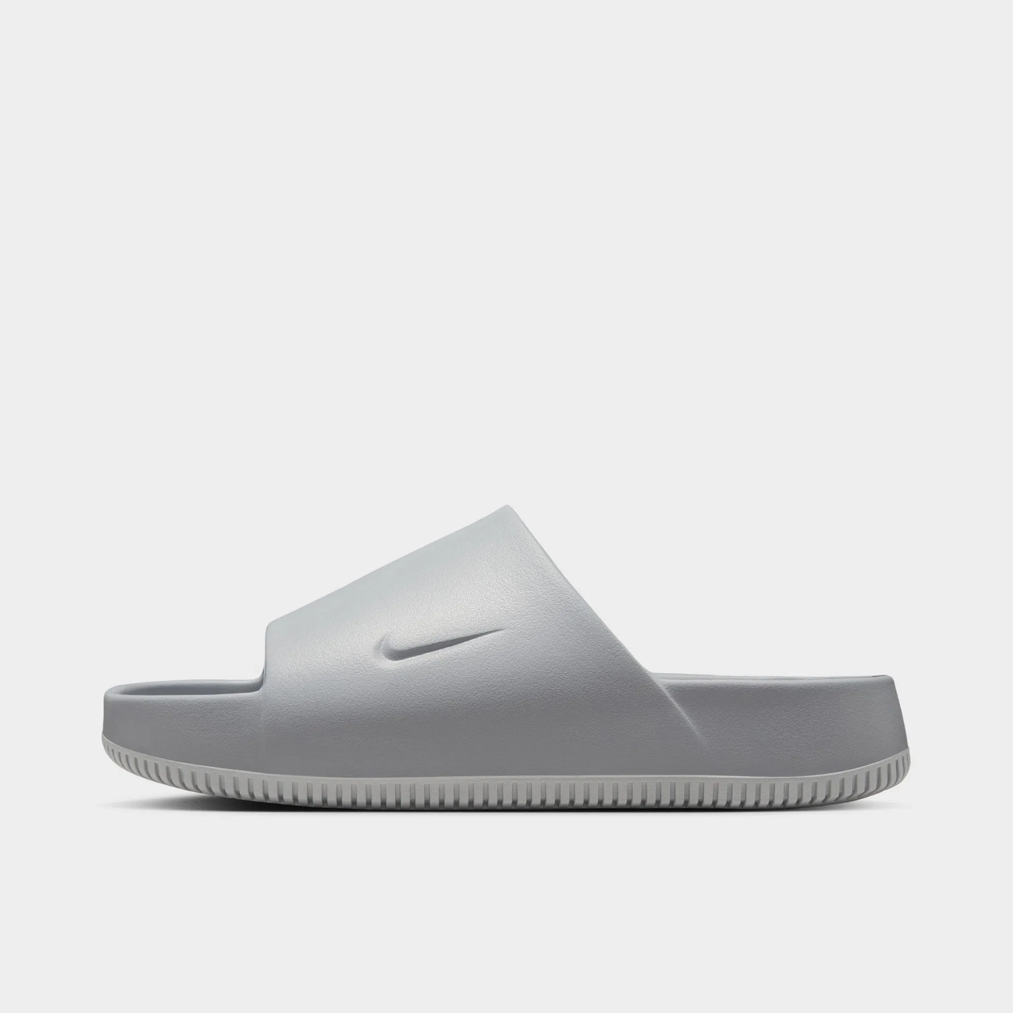 Balanced Drop Height Peak Fit Nike Calm Slide / Wolf Grey