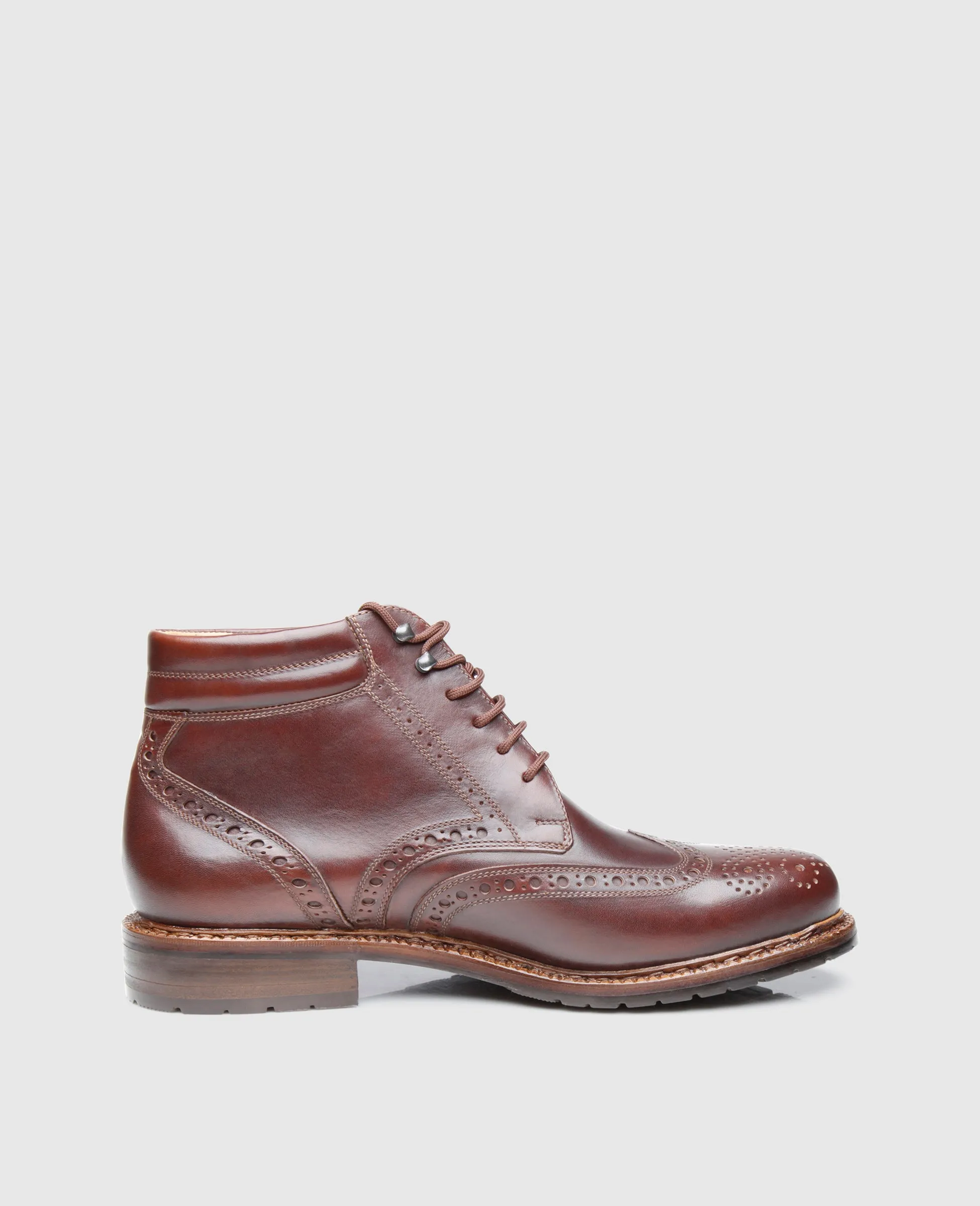Janosh K Full-Brogue AC - Dark Brown Smooth Fit