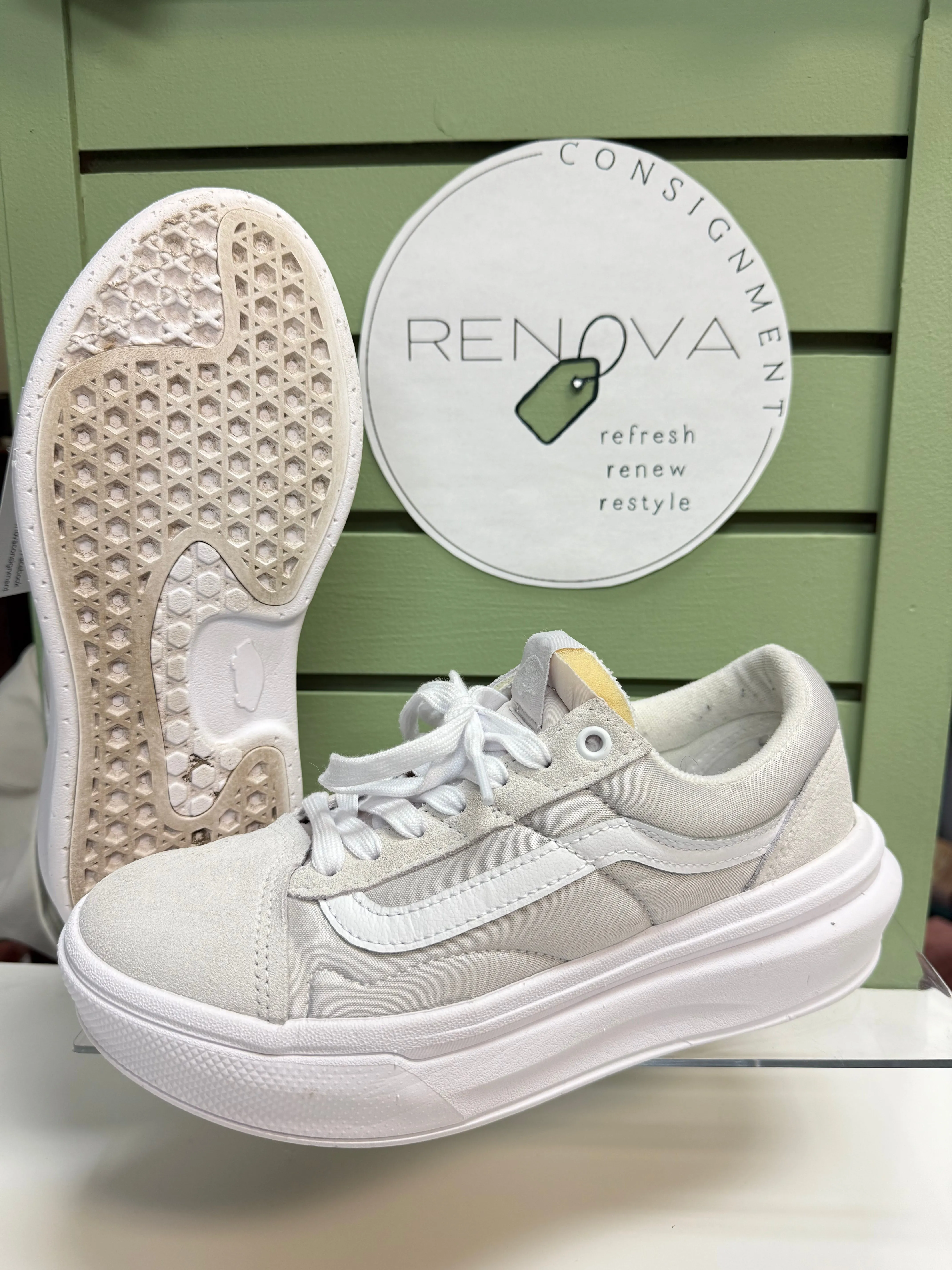 Vans Old Skool CC Platform Sneakers (Womens 8.5) All-weather shock absorption Move More