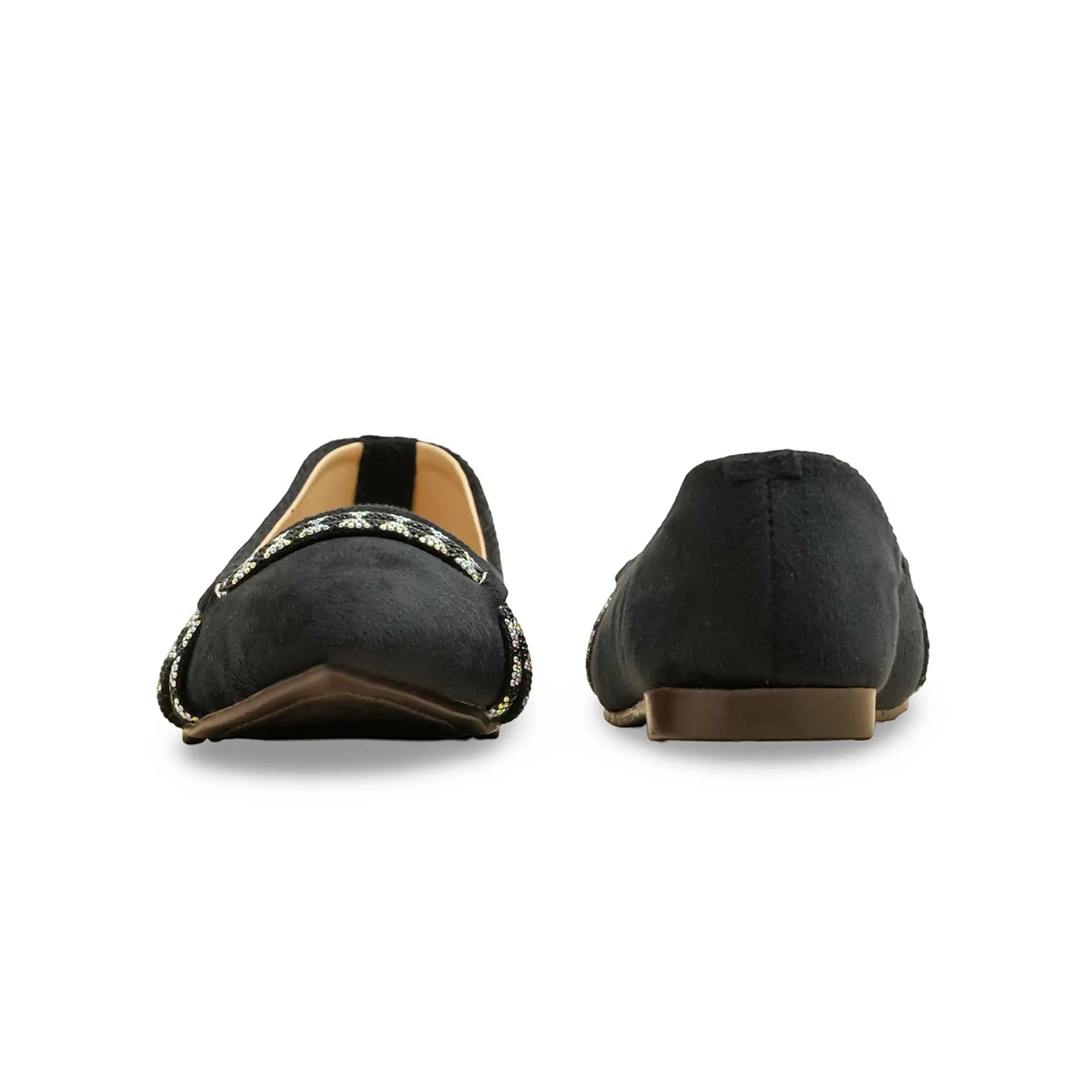 Heel Care buckle Black Pumps For Women WN1264