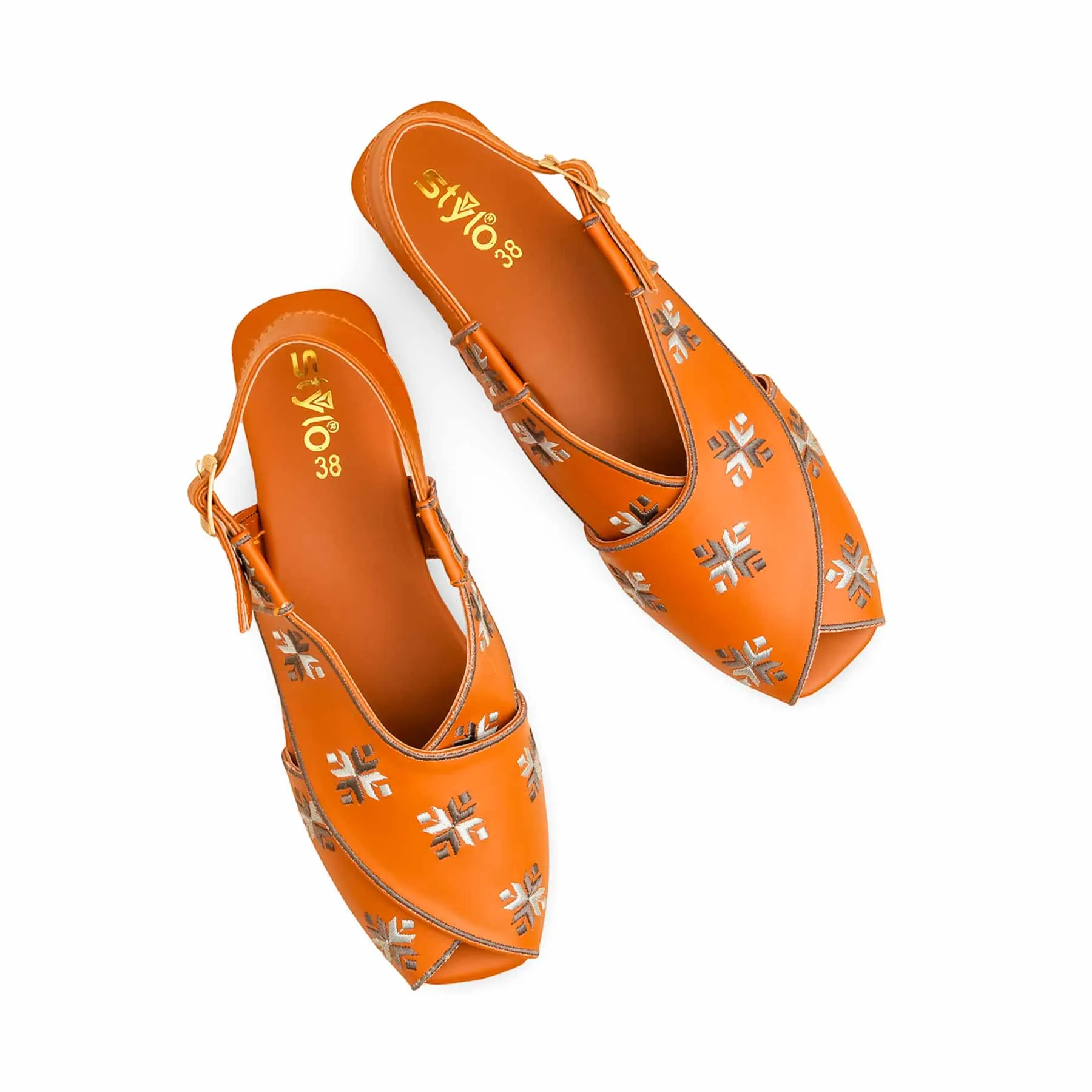 Rust Formal Peshawari Chappal EC3190 time-saving