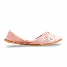 Pink Ethnic Khusa For Ladies EC8594 Arched Support Casual traction