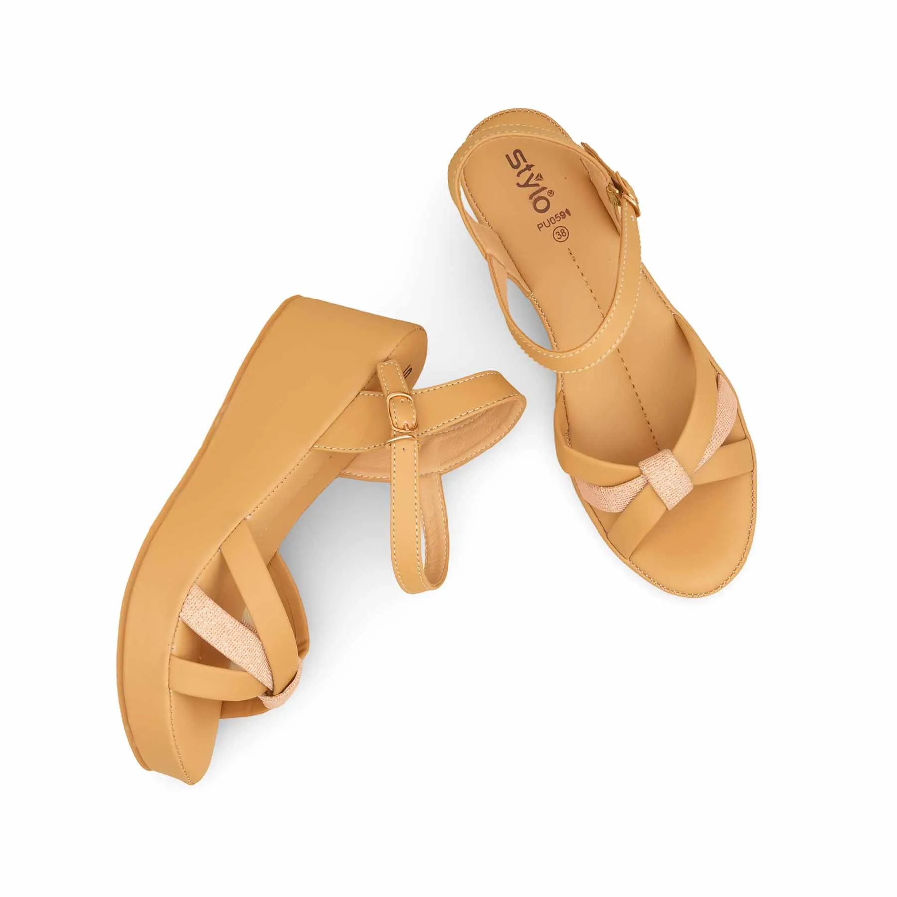 Beige Formal Women Sandal PU0591 irreplaceable
