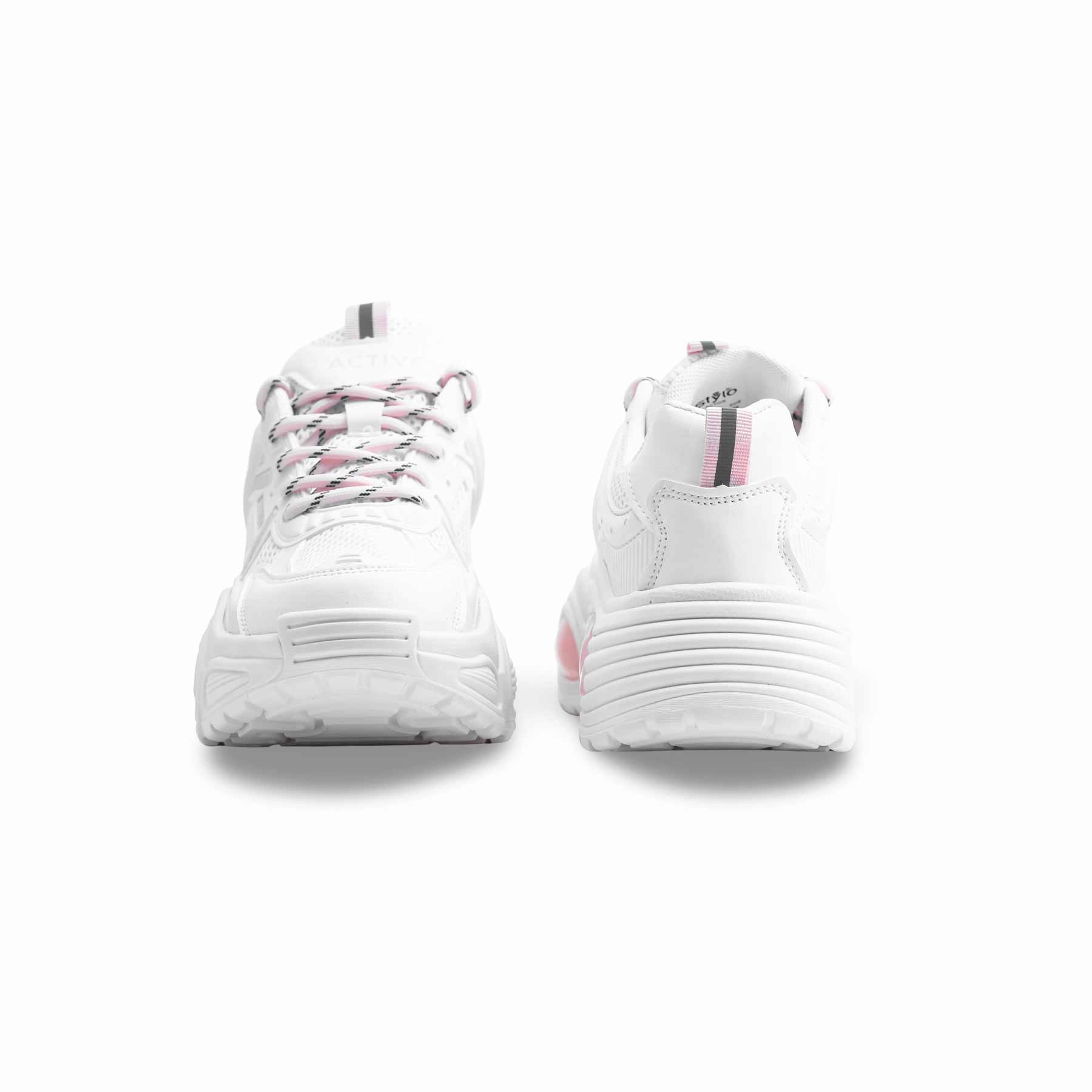 Peach Casual Women Sneaker AT7339 Office Casual Breathable Footbed