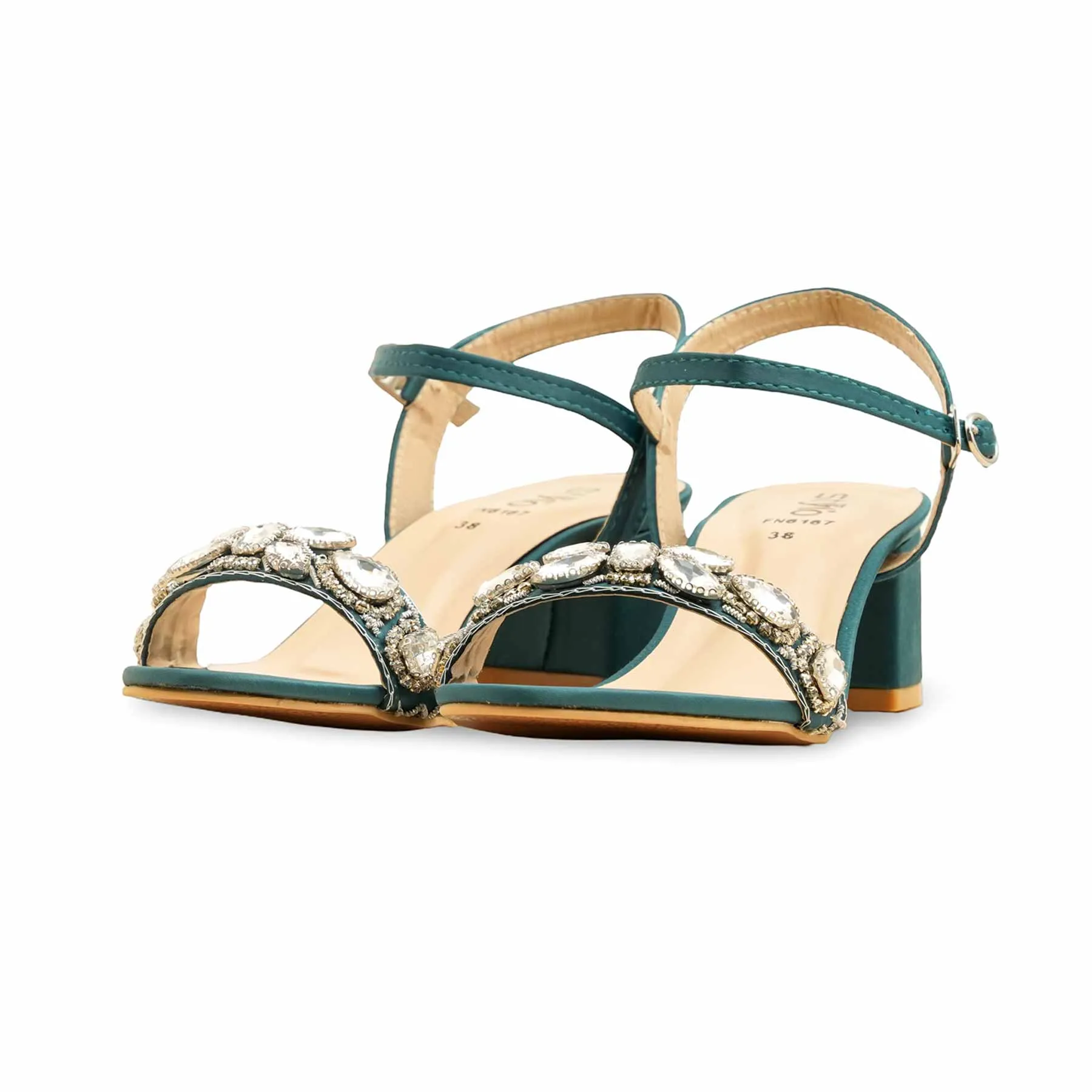 Heat Safe Soft Appeal Seagreen Fancy Sandal FN6167