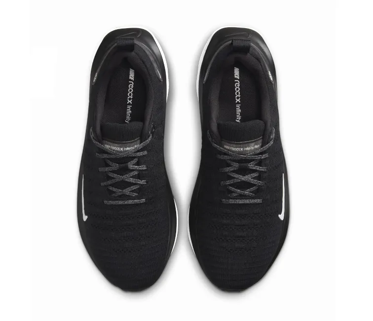 Men??s Nike React Infinity Run 4 (Black/White) EasyToClean