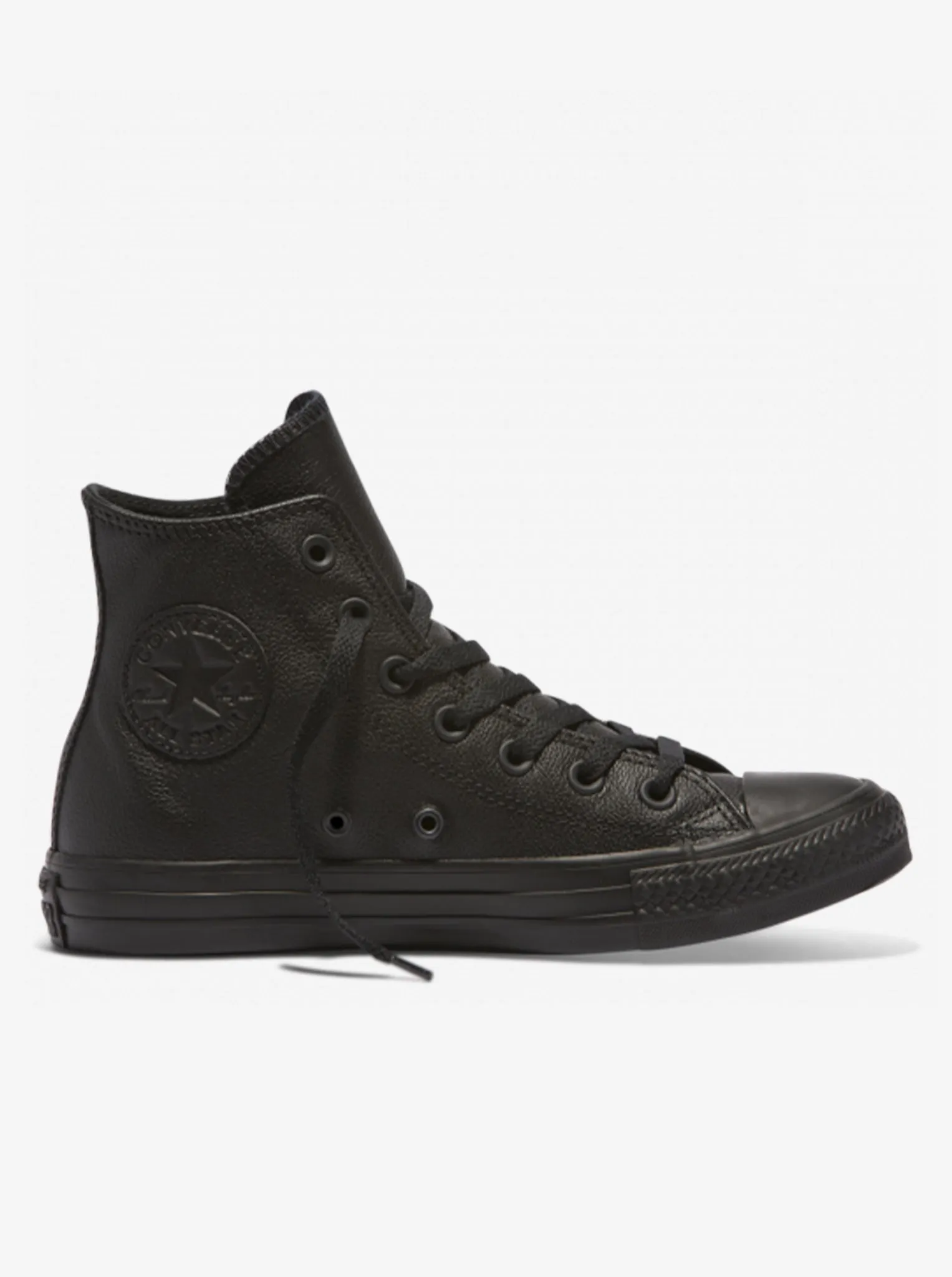 Retro-inspired Shock dispersion All Star Leather High Black Mono Unisex