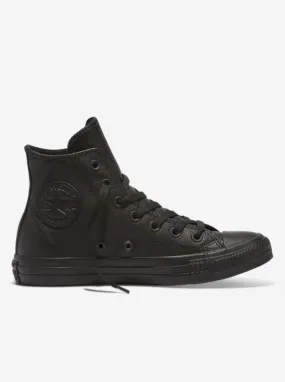 Retro-inspired Shock dispersion All Star Leather High Black Mono Unisex