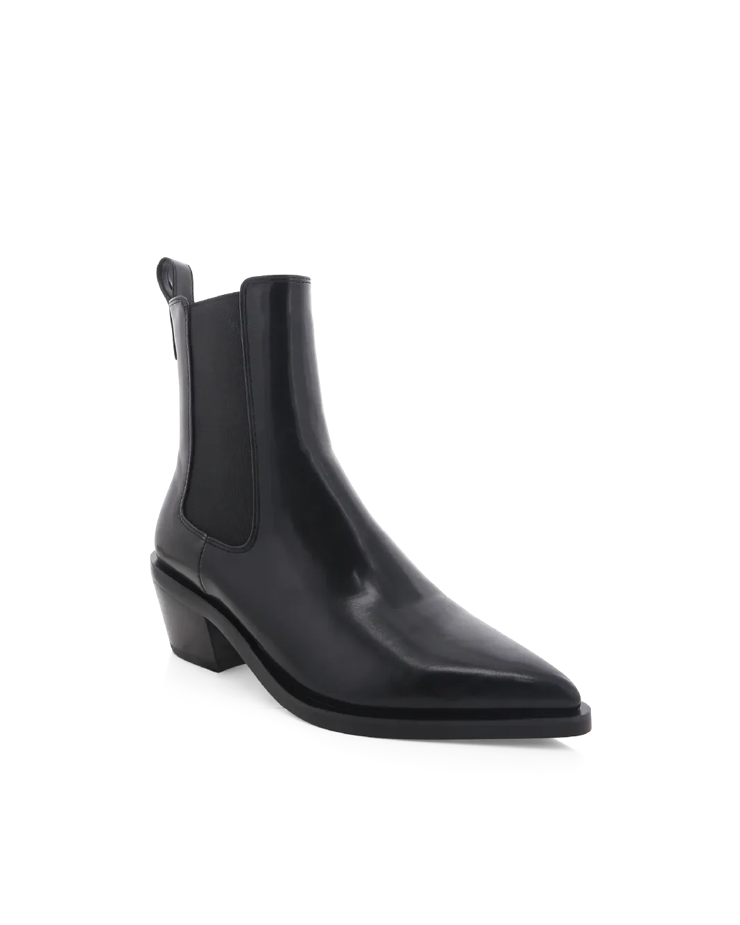 Compression Molded Sole Secure Fit System JEFFREY - BLACK SHINE