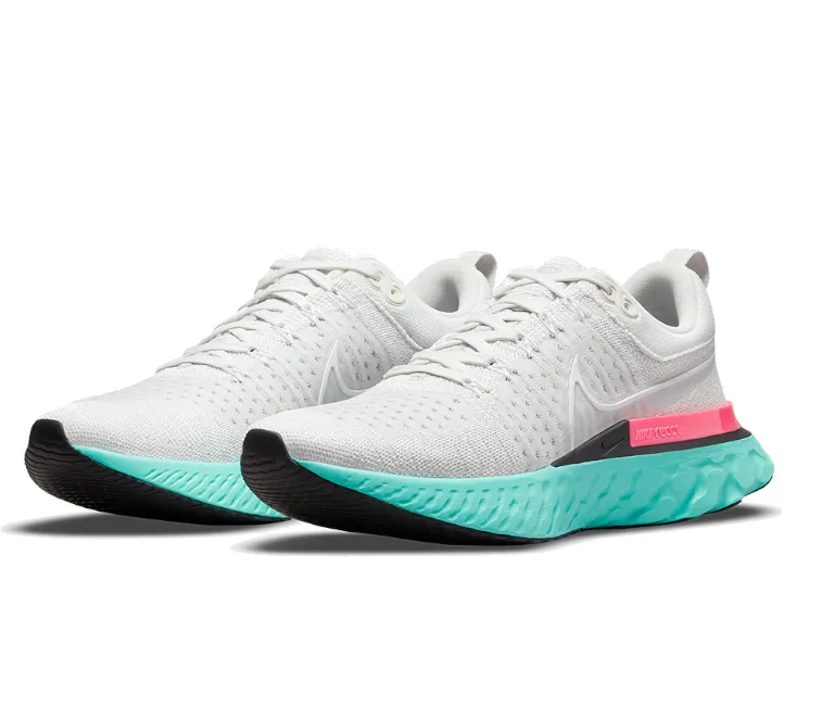 Men's Nike React Infinity Run Fk 2 (Platinum Tint/Grey Fog) Hiking Path Compression Molded Foam