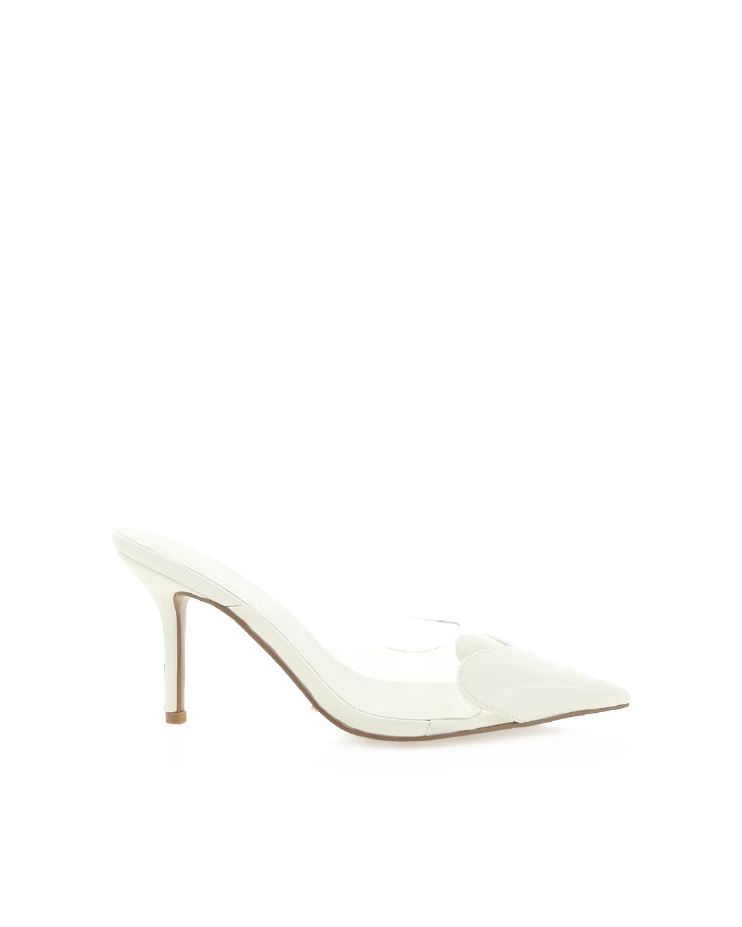 Party Style KARESS - WHITE PATENT-CLEAR