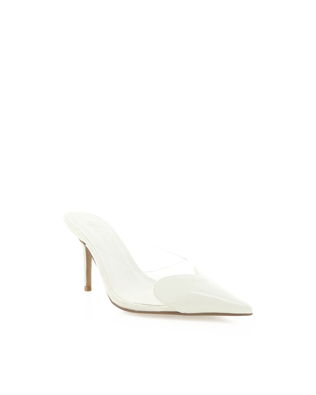 Formal Heels Season Edge KARESS - WHITE PATENT-CLEAR