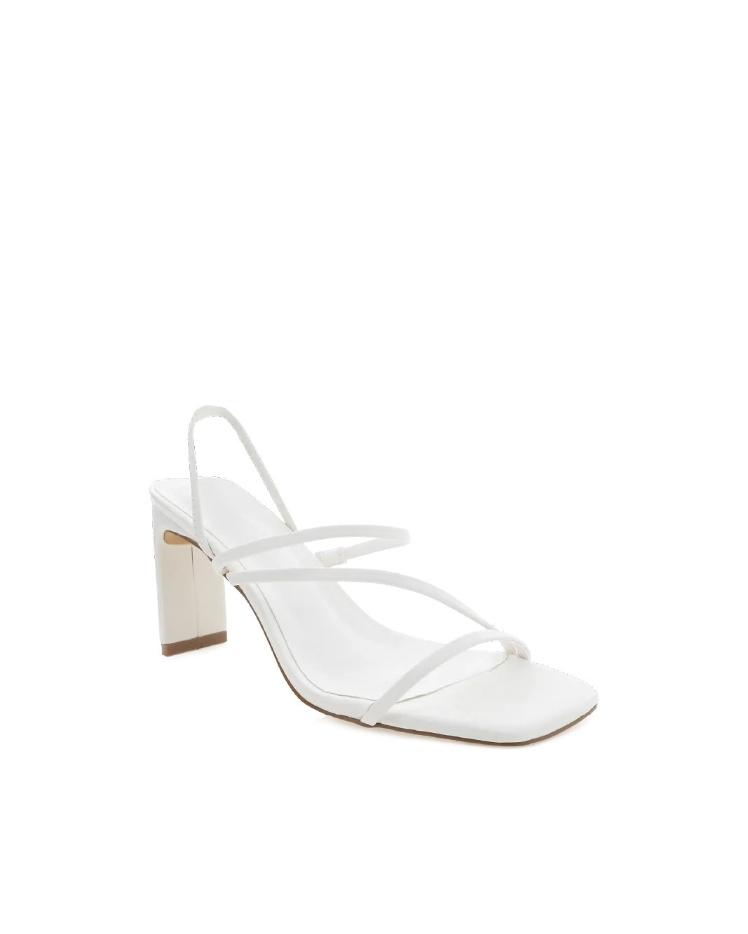 Pointed Toe Heels Pointed Dress Shoes GENNA WIDE FIT - WHITE