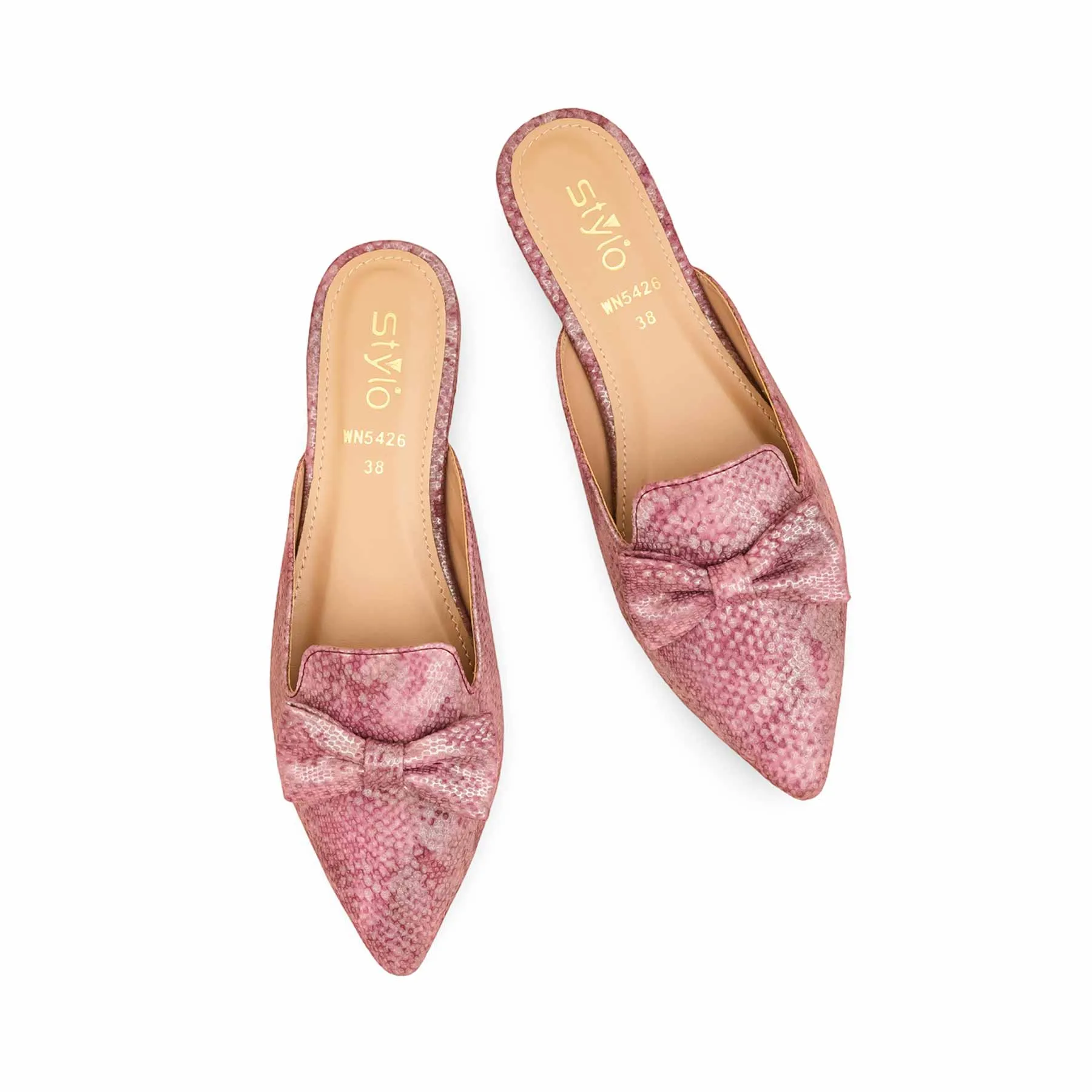 Fashion Edge Pink Back Open For Women WN5426