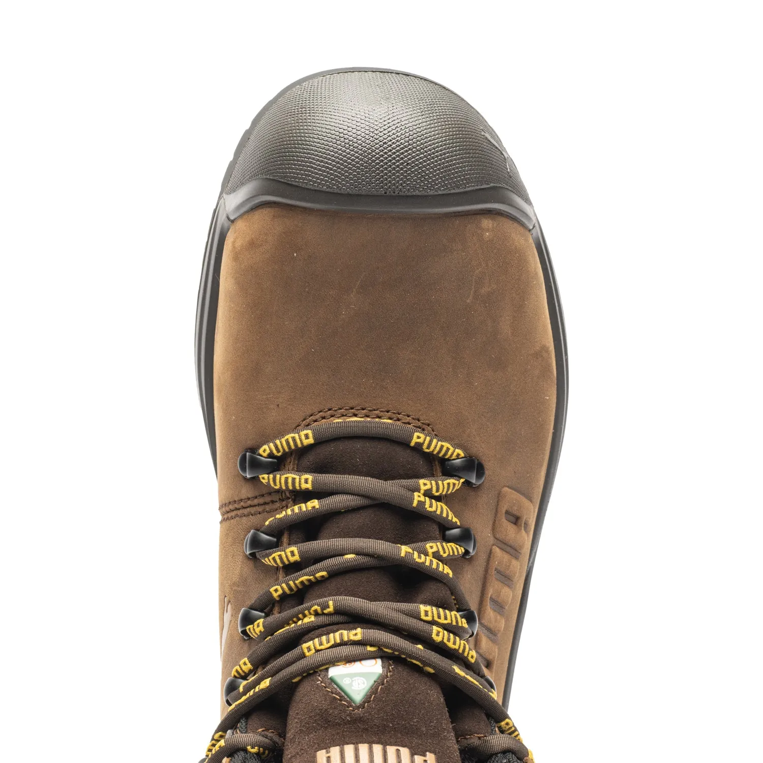 Puma Iron Brown Men's 6" Waterproof Composite Toe Work Boots Rugged Built Remote Hiking