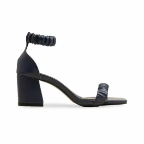 Leather Love Sophisticated Look Blue Formal Sandal For Ladies FR5410