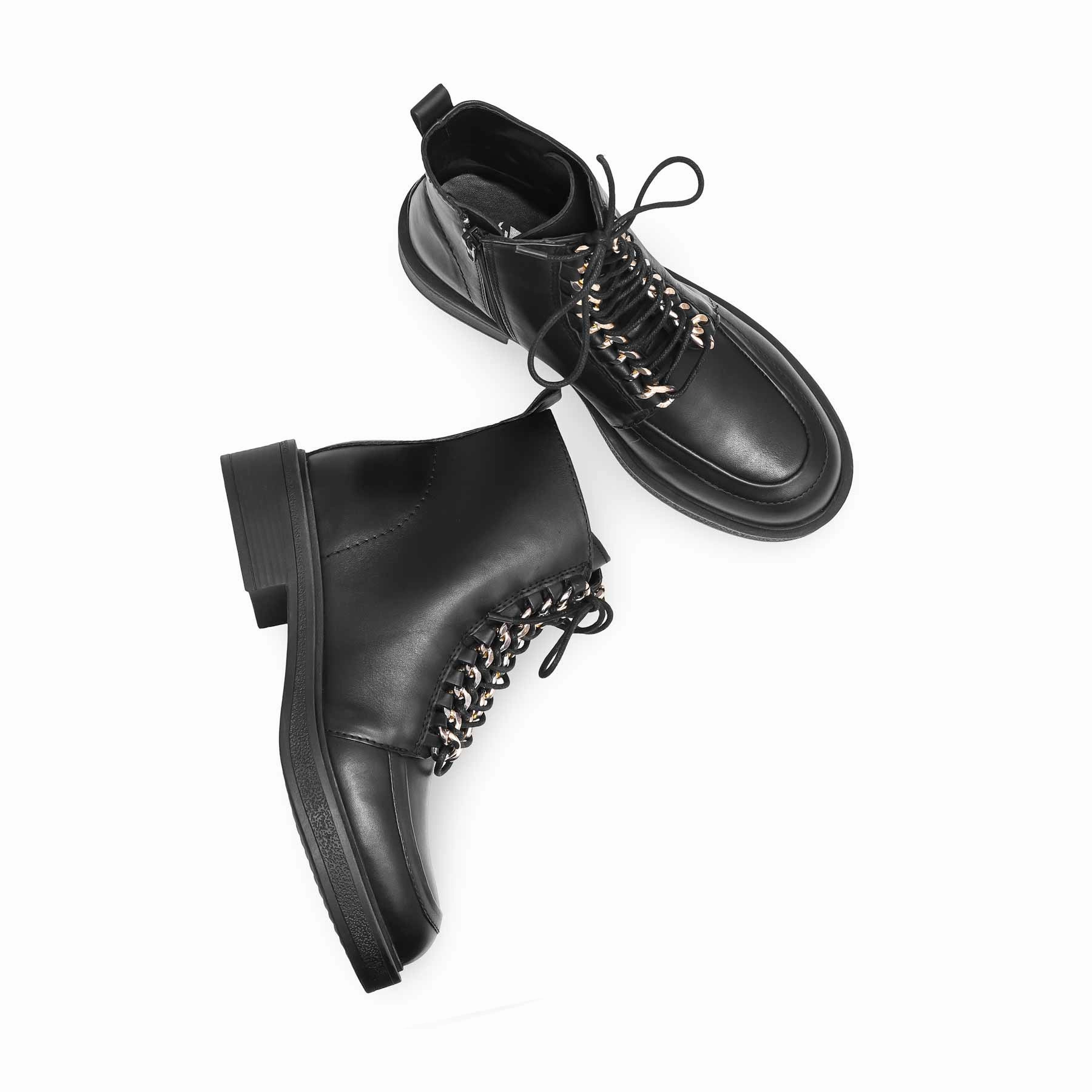 Black Long Shoes WN9019 colorful