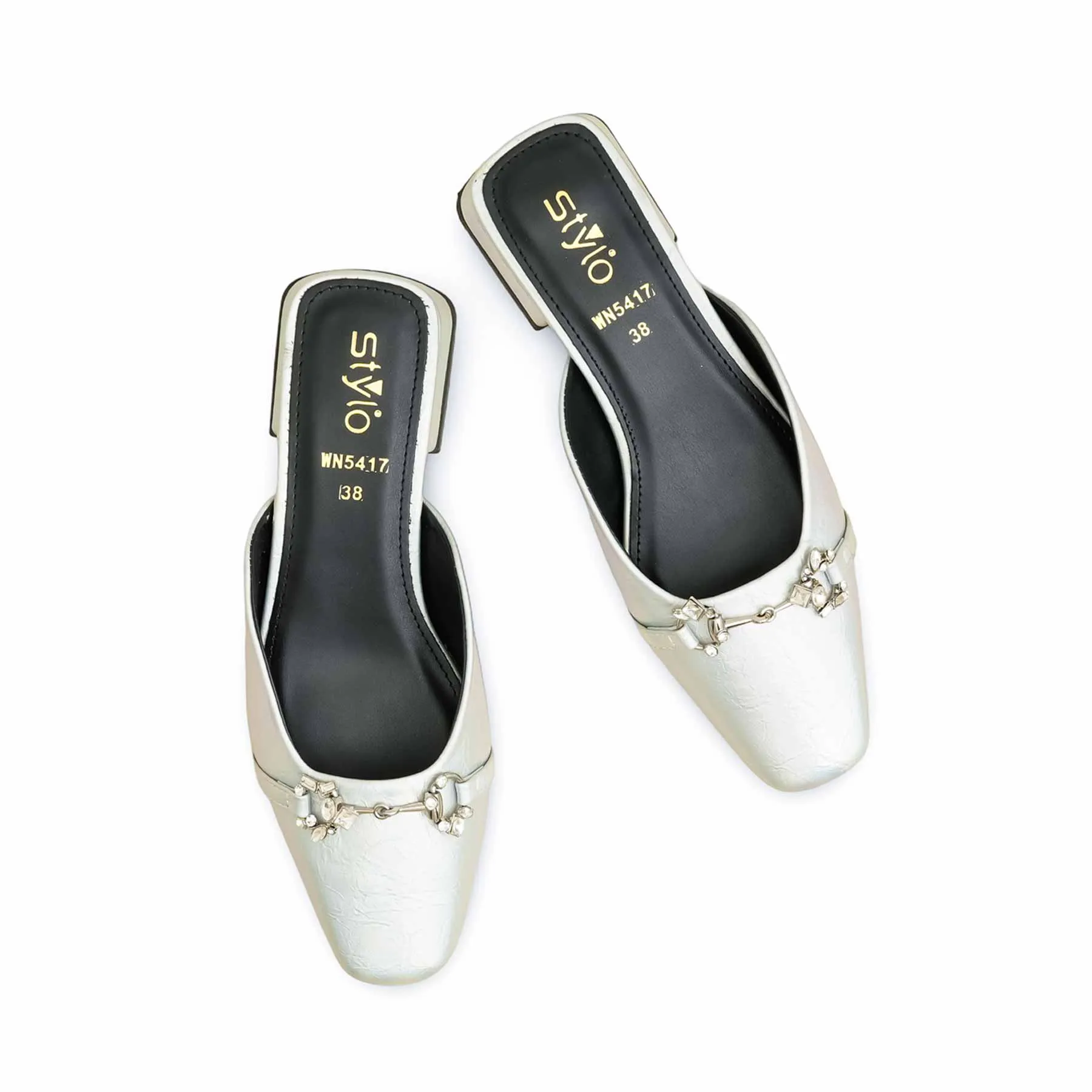 Silver Back Open WN5417 Pointed Toe Pumps