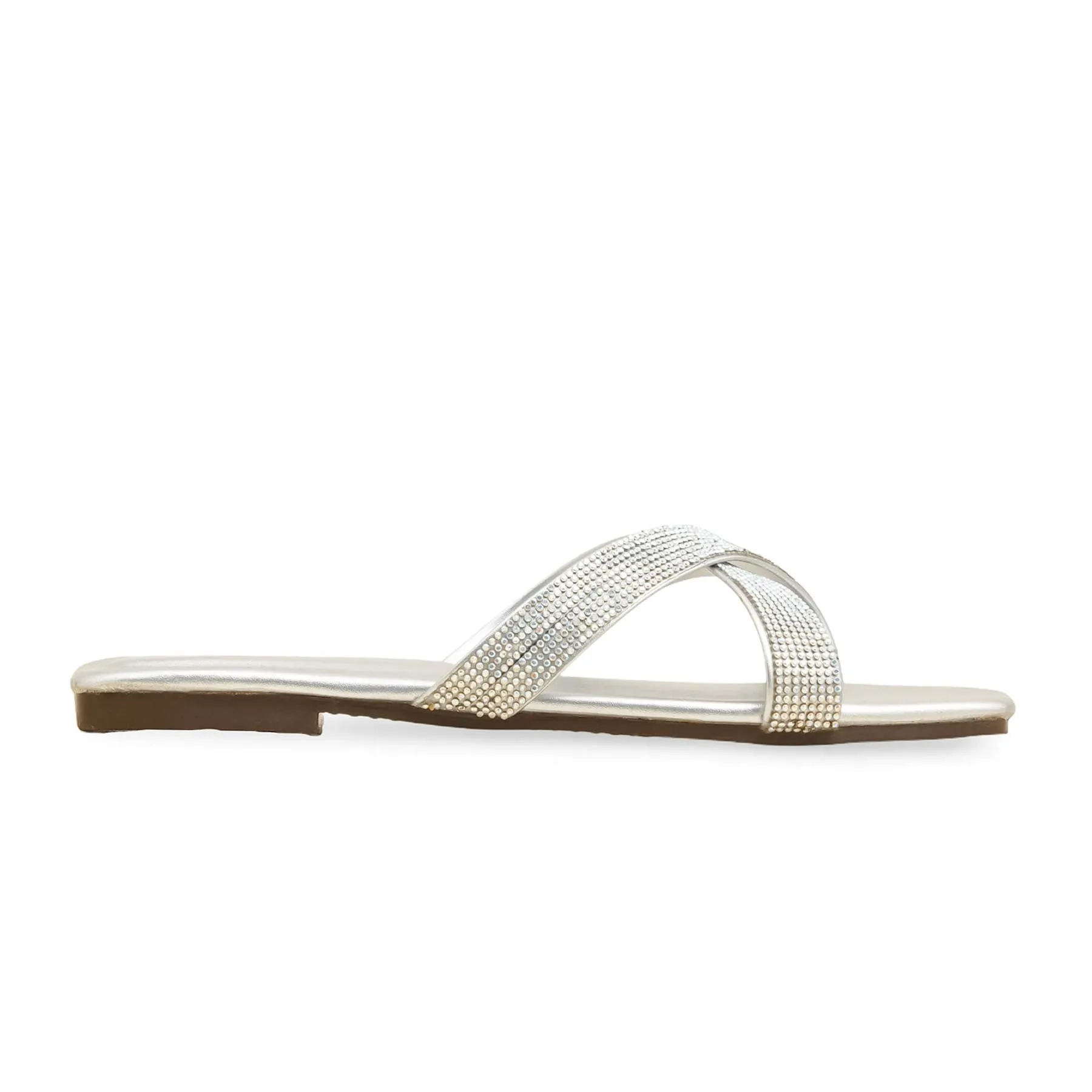 Silver Casual Slipper CL2099 Sea Breeze