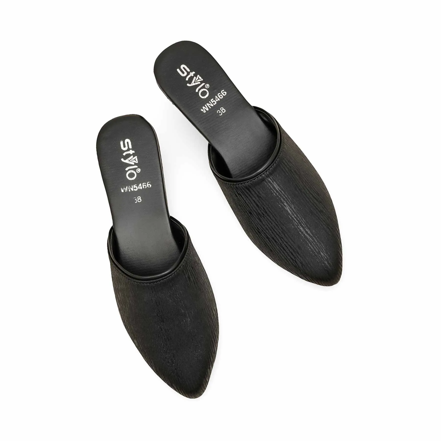 Elegant Look Fashion Statement Black Back Open For Women WN5466