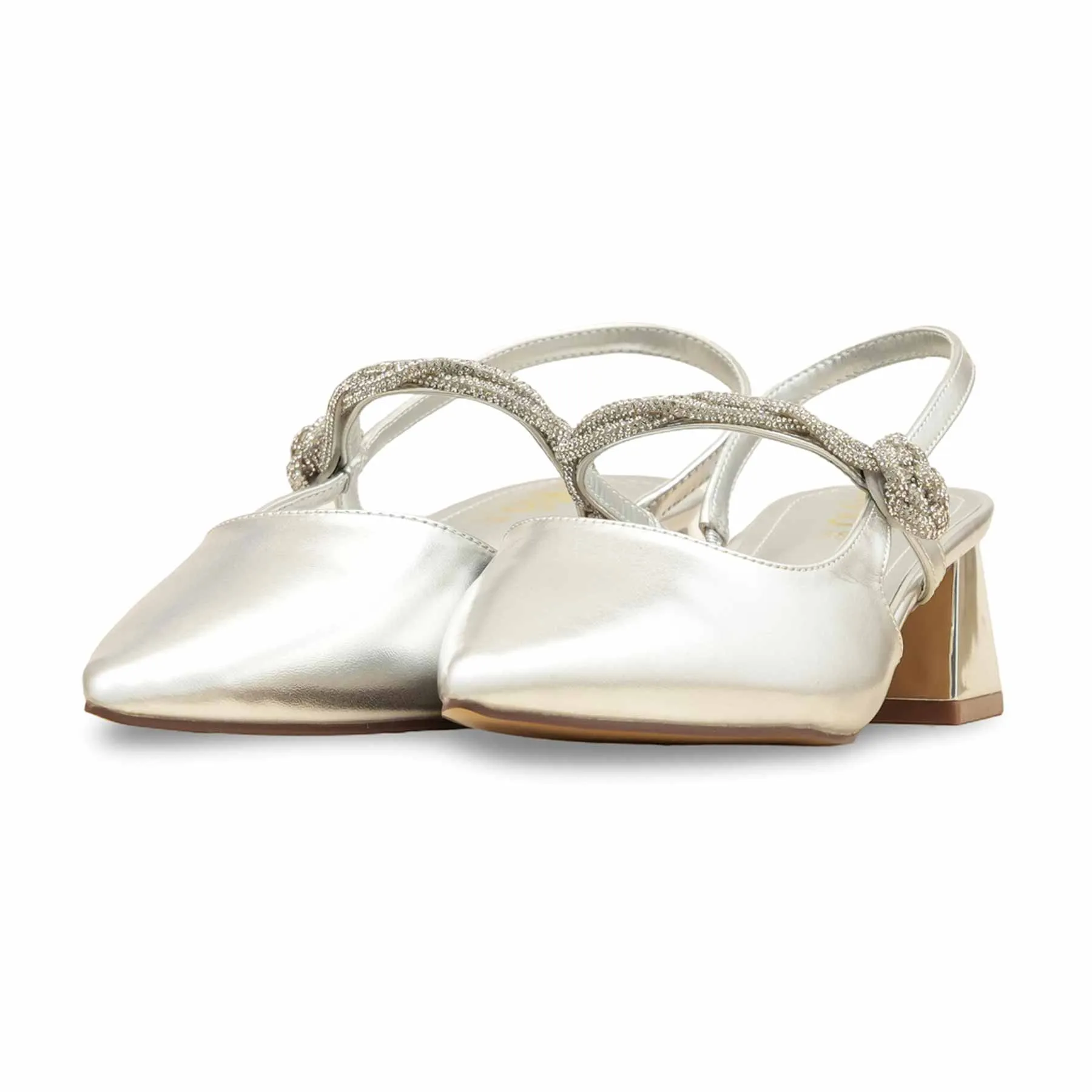 Glamour Vibe Silver Fancy Bridal Back Open WN5448