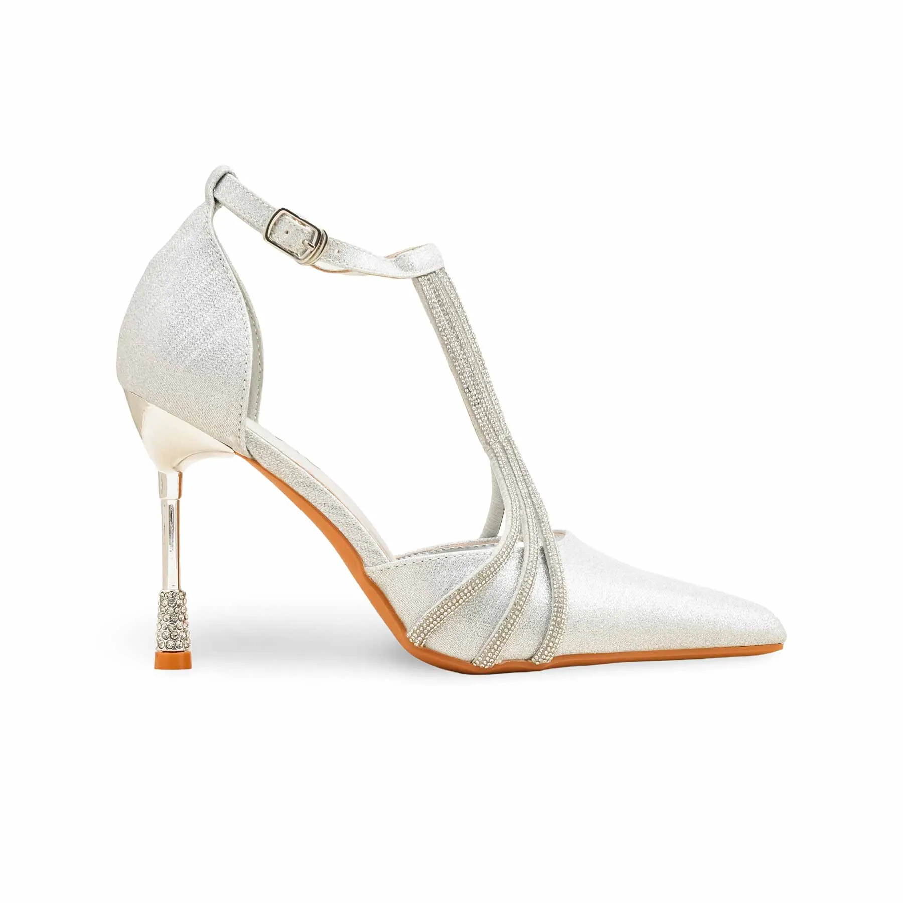 Silver Fancy Bridal Back Open WN5453 Delicate Touch