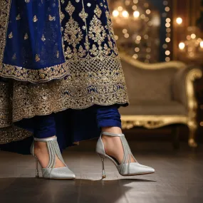 Summer Fun Silver Fancy Bridal Back Open WN5453