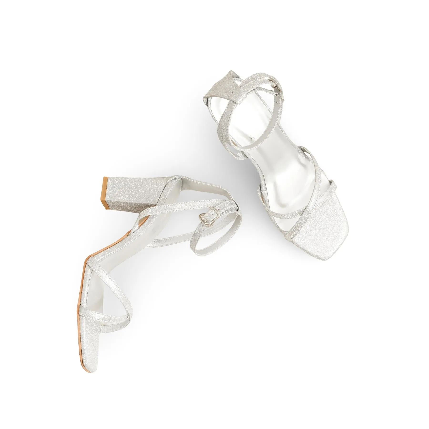 Silver Fancy Women Sandal FN6191 Anti Slip Feminine Energy