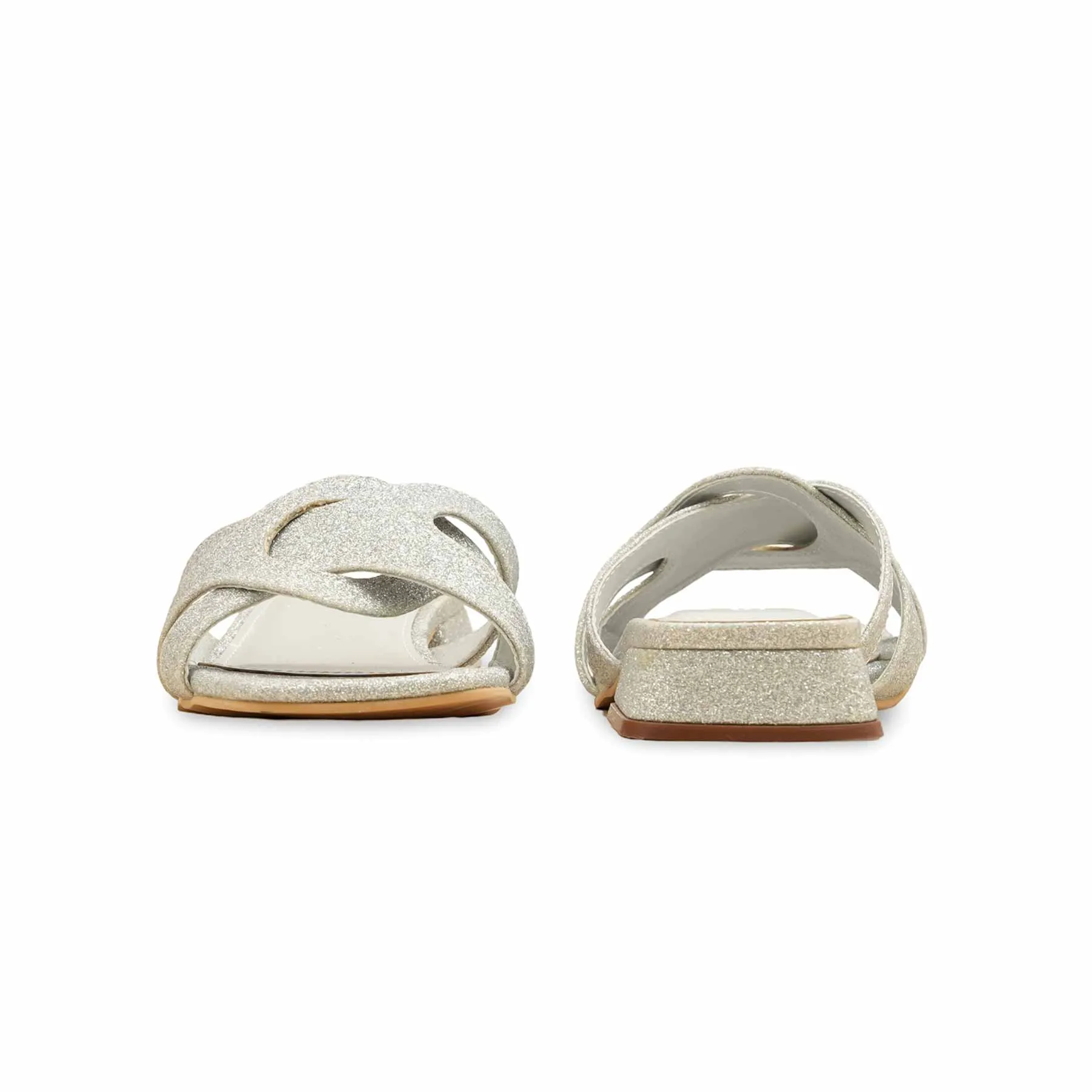 Must Have Silver Formal Slipper For Women FRS003