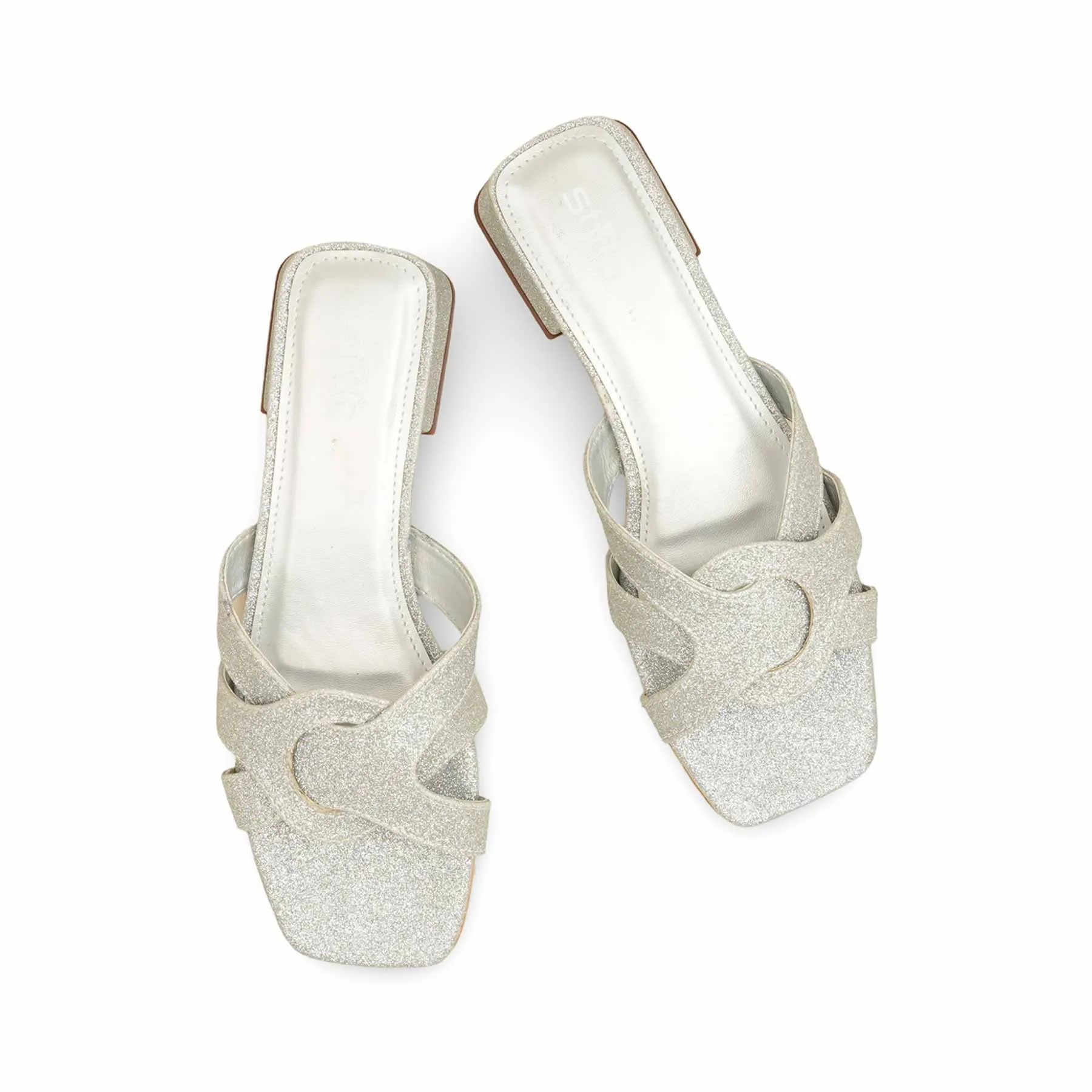Silver Formal Slipper For Women FRS003 Light Step