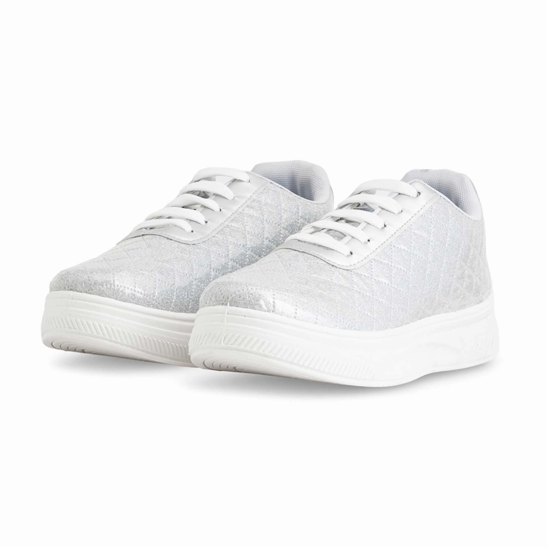 On The Move Silver Casual Women Sneaker AT7406