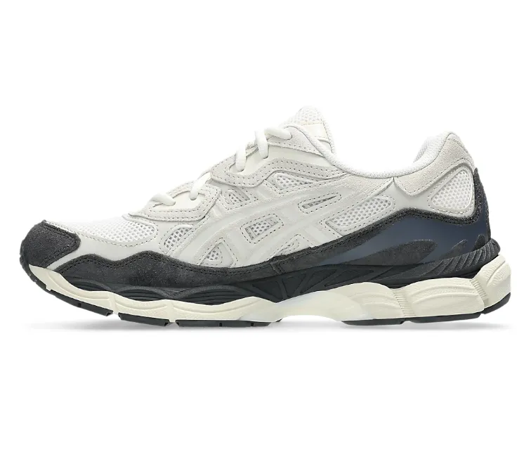 Men??s Asics Gel NYC (White/Smoke Grey) Compression Molded Cushioning