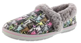 Travel Daily Skechers Bobs Women's Too Cozy Kitten Gloves Memory Foam Slippers