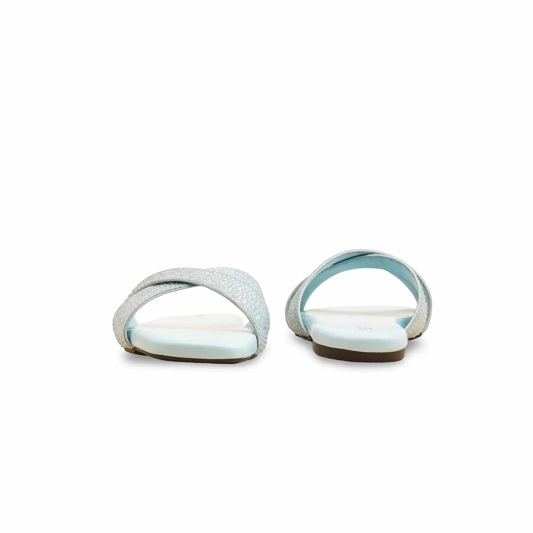 Sky Blue Formal Slipper For Women FR8409 Club Night Jog Mode